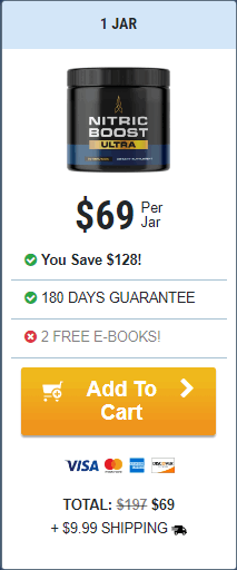 Nitric Boost Ultra 1 bottle